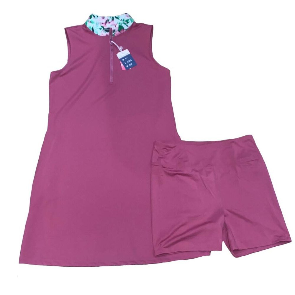 NWT Tommy Bahama Active Golf Tennis Dress With Short UPF 50+ Performance Set S